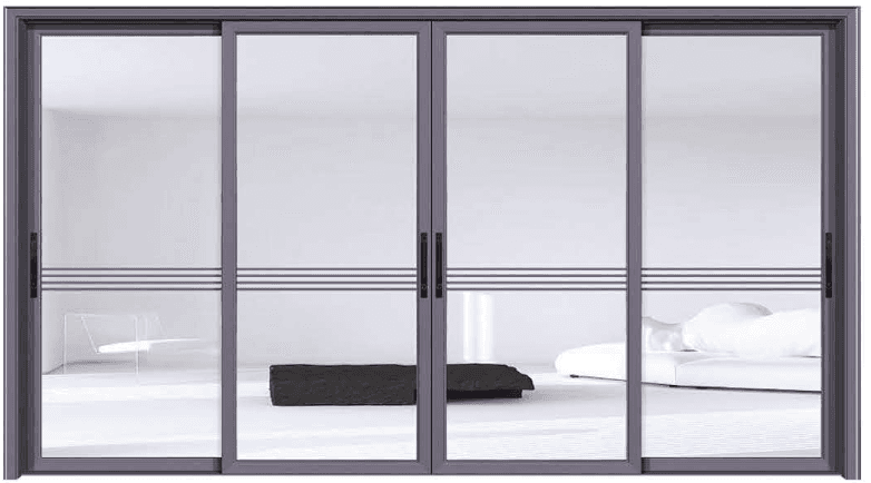 Aluminijumska staklena vrata Model I